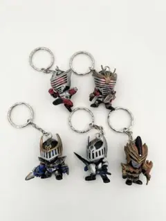 【仮面ライダー龍騎】フィギュアキーホルダー　５個セット