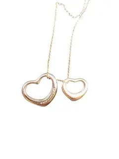 TIFFANY&Co. ティファニー ダブル オープンハート ネックレス