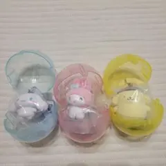 サンリオキャラクターズ カラフルカラビナマスコットチャーム　3種