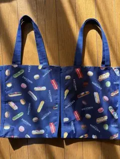 未使用2個セット　FAUCHON スイーツ柄 バック