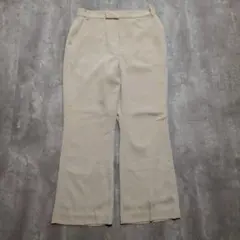 LOWRYS FARM スラックスパンツ ベージュ L相当 ウエストゴム