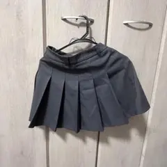 GU プリーツミニスカート ブラック Sサイズ