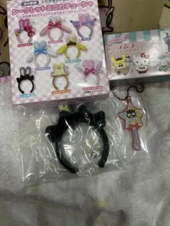 サンリオ シークレットミニカチューシャ　ラムネ　マスコット付き　バッドばつ丸