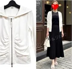 上品♡かわいい♡FOXEY BOUTIQUEフォクシー ジップアップパーカー白のサムネイル