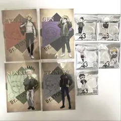 Dr.STONEフライトジャケットアクリルぷちスタンド特典ポスカセット