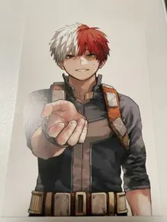 ヒロアカ 最終巻42巻 特典 ポストカード 轟焦凍