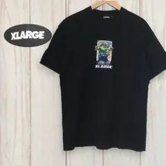 【エクストララージ 半袖Tシャツ】刺繍 キャラクターデザイン M X-LARGE