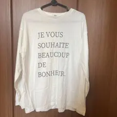 LOWRYS FARM ローリーズファーム長袖Tシャツ F ホワイト