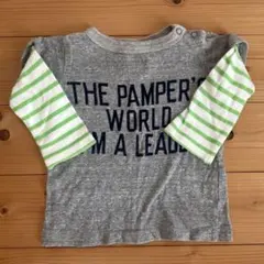 デニムダンガリー　ロンT 80センチ