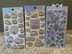 キラッとぷくぷくエアーシール すみっコぐらし&マジカルボンボンドロップシール3点