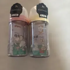 Pigeon 母乳実感 Cottoli ピジョン哺乳瓶 240ml2本セット - メルカリ