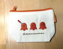 【にっこリーノ】ガシャココ限定刺繍ポーチ　タコさんウインナー