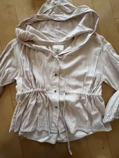 PINK-latte フード付きピンクシャツ XS 150cm