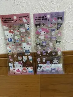 サンリオ クリアキャンディシール ハローキティ マイメロディ クロミ 2点セット