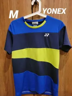 YONEX バドミントンゲームシャツ Mサイズ 青/黄