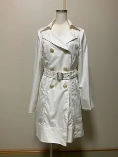 さらに劇的値下！COMME CA ISM ライナー付きトレンチコート☆上品な白