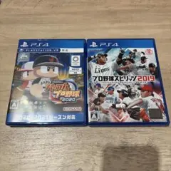 【セット販売】パワプロ2020 プロスピ2019 PS4 ソフト