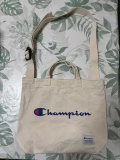 Champion トートバッグ アイボリー