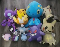 ポケモン ぬいぐるみ 豪華14体セット ゲンガー ルギア ピカチュウ等 