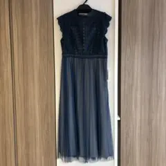Andemiu タグ付き未使用 レース チュール ドレスワンピース 結婚式 Mのサムネイル