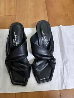 LE TALON サンダル ブラック Sサイズのサムネイル