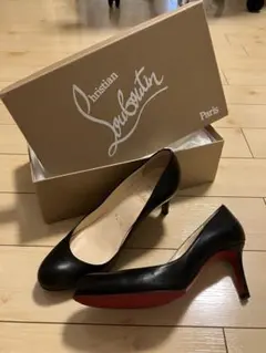 小*林様 クリスチャンルブタンパンプス 黒 22.5 (35ハーフ)