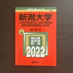 新潟大学　人文学部　教育学部　医学部　2008年～2022年 15年分　赤本 新潟大学（人文学部・教育学部〈文系〉・法学部・経済科学部・医学部