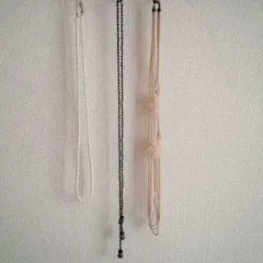 ロングネックレス3種類