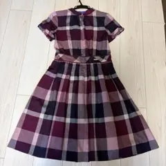 BLUE LABEL CRESTBRIDGE チェックワンピース フレア 36 - メルカリ
