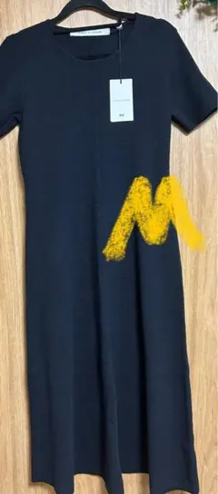 ユニクロ ルメール　毛混ミラノリブニットロングワンピース　Mサイズ