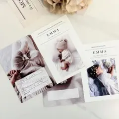 母子手帳カバー お薬手帳カバー 写真入り ハンドメイド