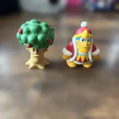 星のカービィ　デデデ大王と木の精霊 カプセルトイセット　しゃくれ