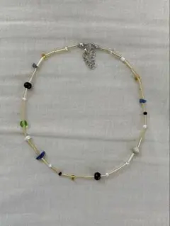 ハンドメイド ビーズアクセサリー ネックレス
