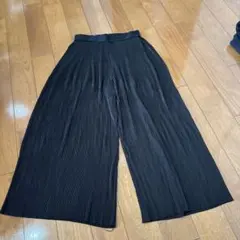 ZARA ブラック ワイドパンツ