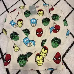 新品　H&M　MARVEL　マーベル　ロンT 140cm