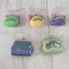 【新品】おそ松さん がまぐち 5個セット キーホルダー 小銭入れ 財布