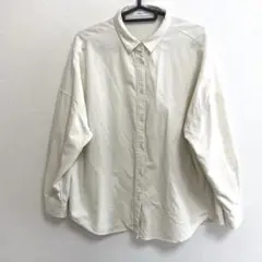 アメリカンホリック　ゆったり長袖シャツ　アイボリーカラー　Lサイズ