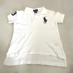 ラルフローレン 白　半袖ポロシャツ　3T