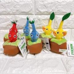 PIKMIN ピクミン 引っこ抜きぬいぐるみマスコット コンプリート2セットのサムネイル