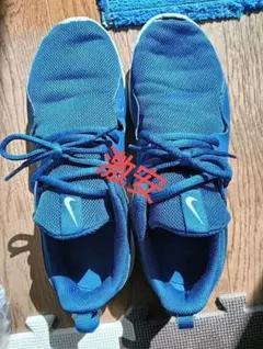 Nike 青 ランニングシューズ