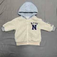 ジャンバー　アウター　もこもこ　80