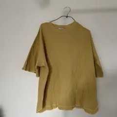 BAYFLOW ワッフルTシャツ イエローのサムネイル