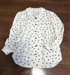レリアン上品ブラウス小花柄9号クリーニング済み