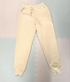 UNIQLO　ユニクロ　ヒートテックボアスウェットパンツ　オフホワイト　Sサイズ