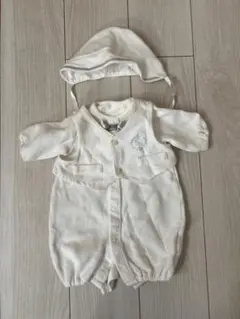 アイボリー セレモニースーツ フード付き