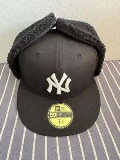 New Era 59FIFTY 耳付きファーフラップ ニューヨークヤンキース