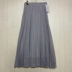 【新品未使用】JUNOAH（ジュノア） プリーツロングスカート