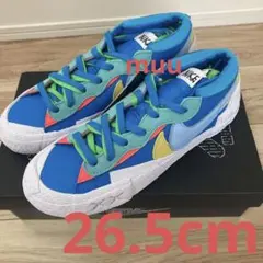 KAWS sacai Nike Blazer Low Neptune Blue