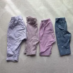 プティマイン　ユニクロ　GU ベビーレギンス　80cm 7部丈　10部丈