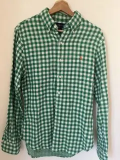 美品ラルフローレン ギンガムチェック RALPH LAUREN ポニー刺繍